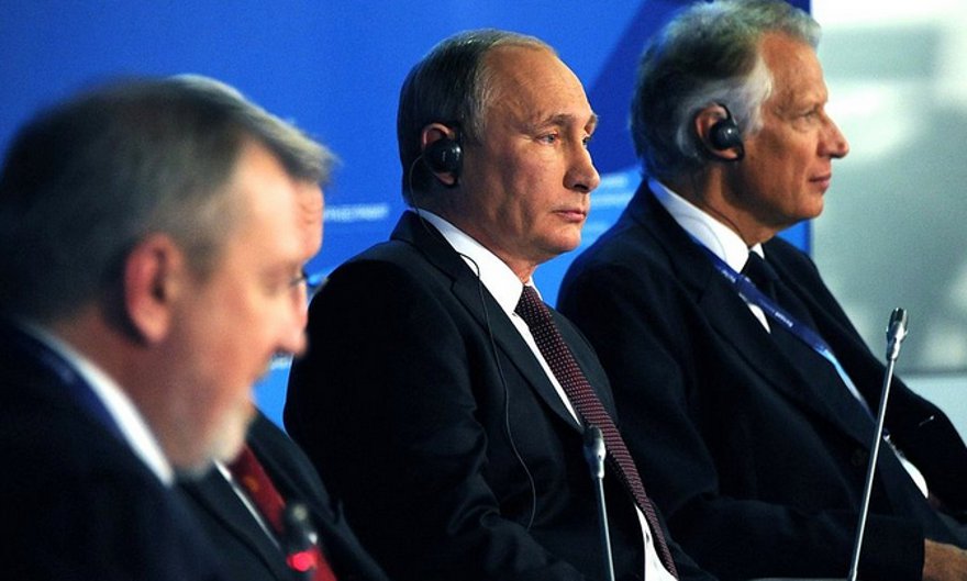 Poutine au forum International Club Valdaï (Kremlin)